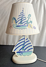 Vintage Laura Ashley Mother  Child Nursery Lamp w/ Original Shade Whitley Bay