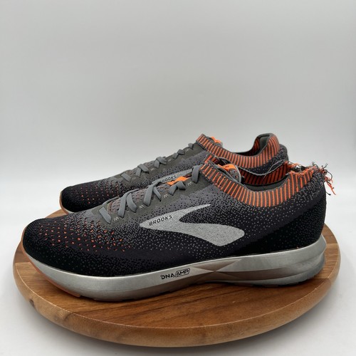 Größe 11,5 D Brooks Herren Levitate 2 Grau/Orange Laufen Sneaker Schuhe 1102901D026 - Bild 3 von 14