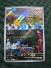 Pokémon TCG Card Swablu 213/182 Paradox Rift Illustration Rare Holo 