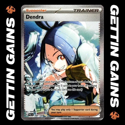 Dendra - 266/193 - SIR - Paldea Evolved - Pokemon Card - NM/M
