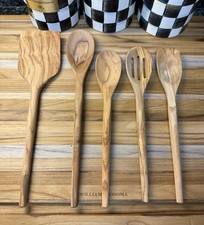 Williams Sonoma Olivewood Spoons & Turner , S...