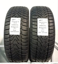 GEBRAUCHTE REIFEN STÜCK 2 UNIROYAL WINTER EXPERT 195/55 R16 91H INVERNALI