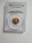 1935 MS66 RD LINCOLN WHEAT PENNY/CENT GRADED PCGS 1C P MINT COPPER COIN