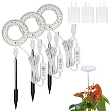 Plant Lights for Indoor Growing, Full Spectrum Grow Light with 48 LEDs, 5 Dim...