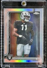 Jeremy Chinn 2025 Topps Chrome Football Lightboard Logo SSP Las Vegas Raiders