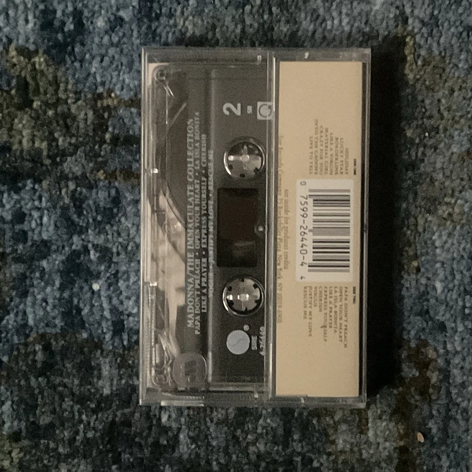 Madonna Cassette Tape The Immaculate Collection Audio NEW SEALED Tower Records - Image 3 of 4