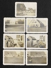 WW2 US Army Military Base France Paramount Theatre 7 Antique Snapshot Photo Lot