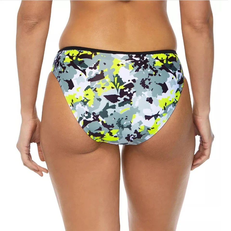 Bikini de natación deportivo estampado de píxeles Reebok para mujer talla L Foto 2 de 4