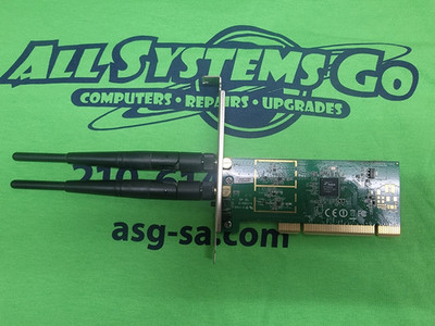 AIRLINK WIRELESS N 300 PCI ADAPTER, AWLH6085 with antennas
