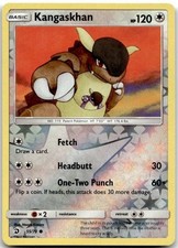 Kangaskhan Dragon Majesty #55/70 Reverse Holo Pokemon TCG Card LP