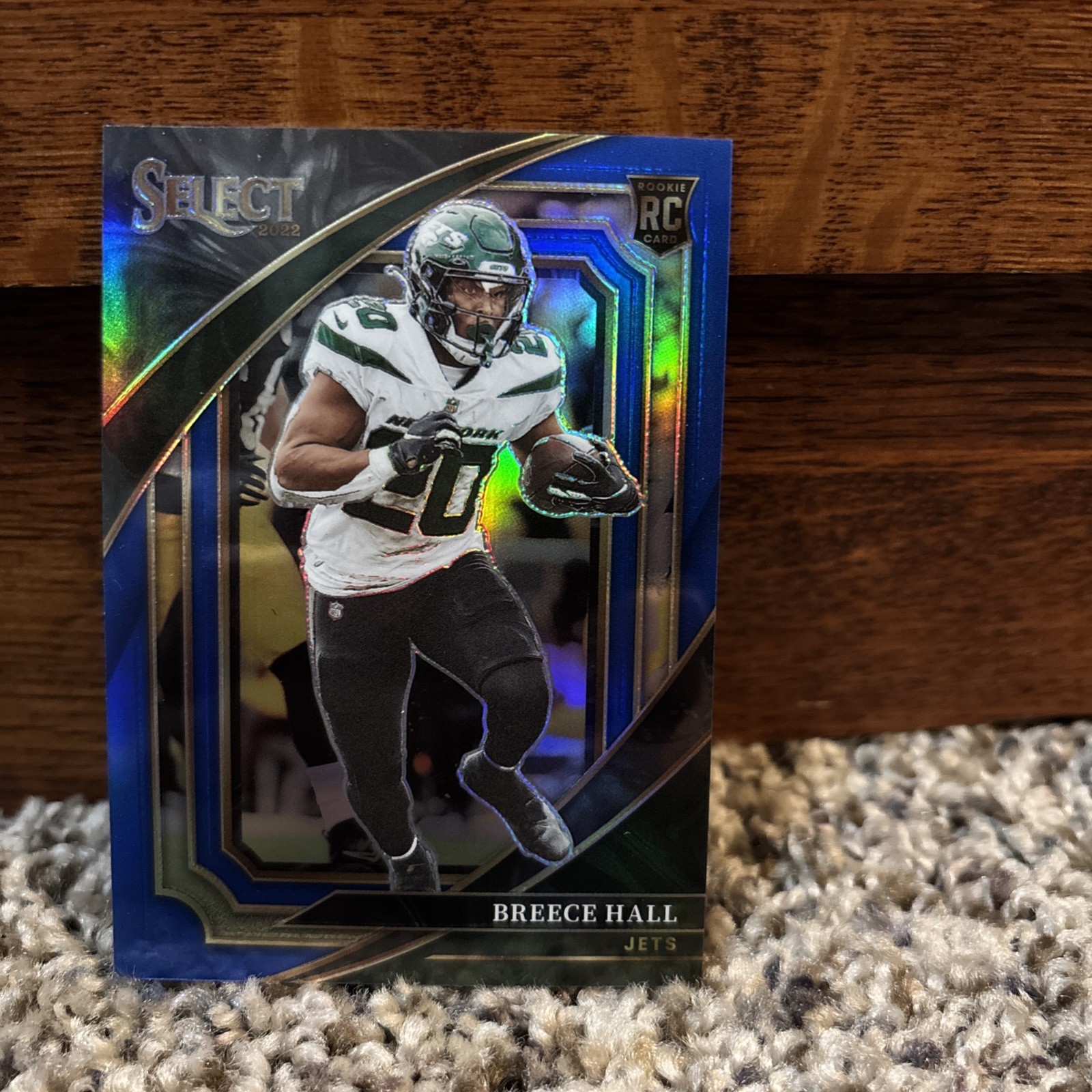 2022 Panini Select - Suite Level Breece Hall #321 Blue Prizm /99 (RC)