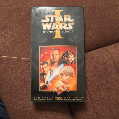 Star Wars Episode I: The Phantom Menace VHS THX Full Screen PG 1999 NTSC