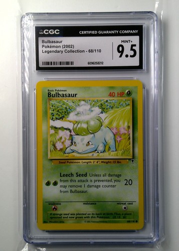 Bulbasaur graded CGC 9.5 for sale on eBay