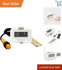 LCD Digital Counter 0-99999 5-Digit with Proximity Magnetic Switch Sensor