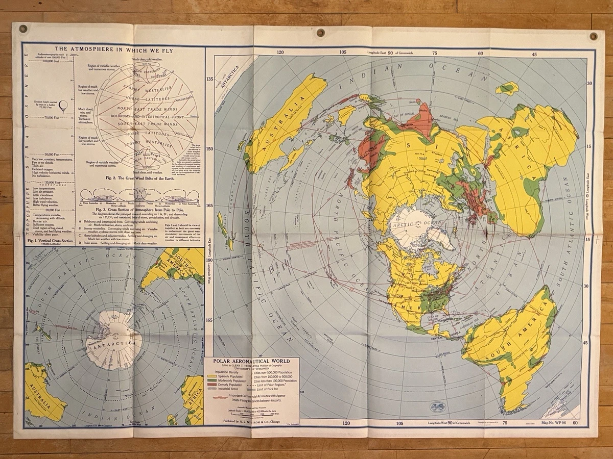1950-1959 日期范围古董世界地图、地图册| eBay