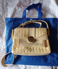 New Bessie London Yellow Handbag / Shoulder Bag With Dust Bag