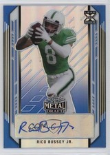 2021 Leaf Metal Draft Blue Rainbow 17/35 Rico Bussey Jr #BA-RBJ Auto 0jd0