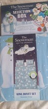 New The Snowman And Snowdog Kingsize Duvet Set With 2 Pillows And Selection Box