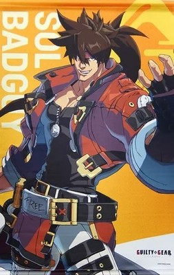 [Tapestry Wall scroll] Sol Badguy Guilty Gear -Strive- B2 size from Japan