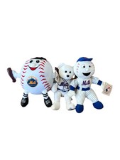 NY Mets MLB Vintage Plush Lot W/ Tags 2001 Good Stuff MLBPA Team Bears Mr. Met