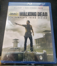 The Walking Dead: The Complete Third Season Blu-ray DVD Combo Pack, 2012 NEW