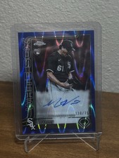 2025 Topps Chrome Update Mike Vasil White Sox Rookie Autograph Blue RayWave /150