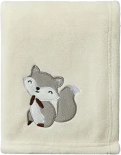 30''X40'' Light Cozy Plush Fluffy Warm Fleece Receiving Baby Blanket for Infant