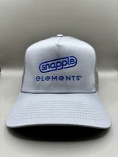 Snapple Elements Hat Cap Snap Back Mesh Trucker Embroidered Promo Mens New Era