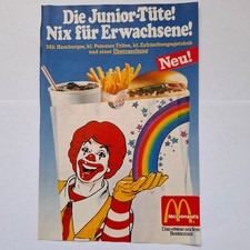 Werbung von Mc Donalds aus den 1980er-Jahren