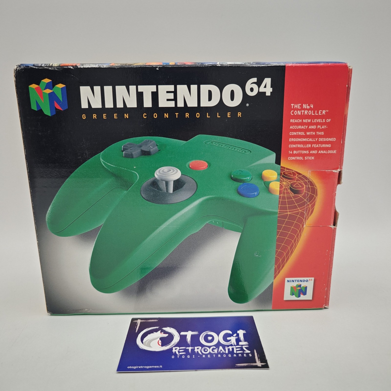 CONTROLLER NINTENDO 64 GREEN PAL