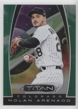 2019 Panini Chronicles Titan Green Prizm 22/50 Nolan Arenado #22 o7m