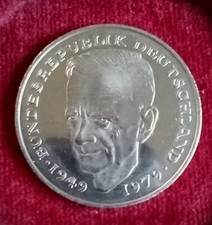 2 DM M&uuml;nze Kurt Schuhmacher, 1989  *F*