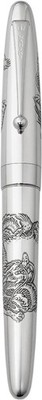 Namiki Sterling Collection  Dragon Fountain Pen 18k Gold Med Pt New In Box 60211