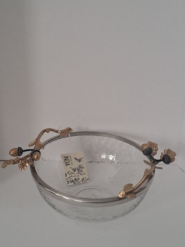 Fruit bowl, transparent glass fruit plate, living room decoration, basket, India - 第 1/7 張圖片