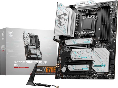 X670E GAMING PLUS WIFI Gaming Motherboard (AMD Ryzen 9000/8000/7000 Series Pr...