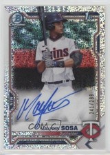2021 Bowman Chrome Prospect Speckle Refractor 241/299 Malfrin Sosa Auto 0q21