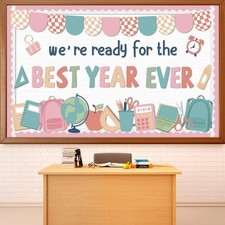 Boho Ready for The Best Year Ever Bulletin Board Set Back to School Classroom...