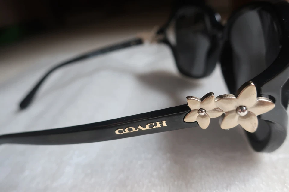 Gafas de sol Coach vintage HC 8233 (L1033) T CE 500211 (negras) Foto 2 de 4