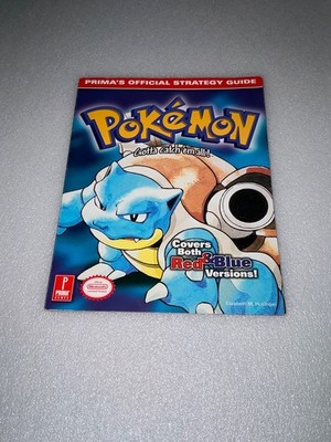 Pokemon Primas Official Strategy Guide Book Blue And Red the Blue Cover 1999 vgc