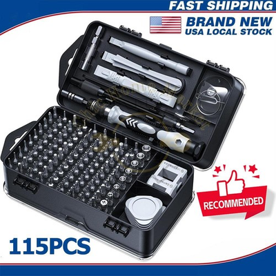 #ad #ad 115PCS Precision Screwdriver Set Electronics Drive Tool Kit Magnetic Screwdriver $12.99