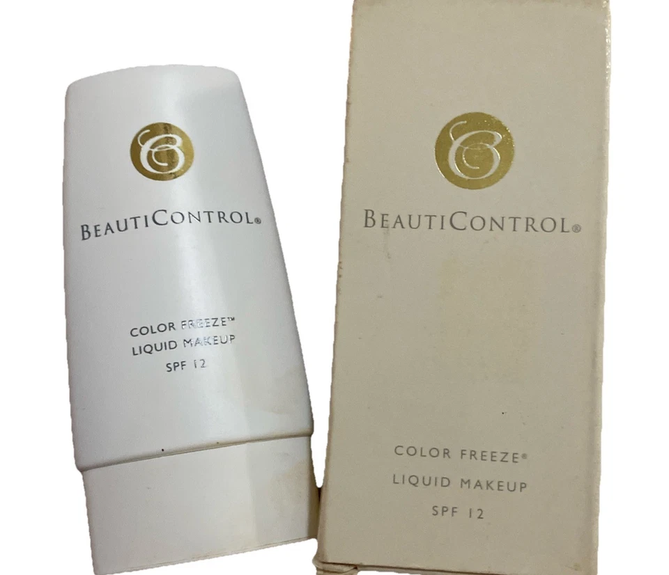 BeautiControl Color Freeze Liquid Makeup SPF 12 CL DK Almond Oil Free Foundation - Image 2 of 4