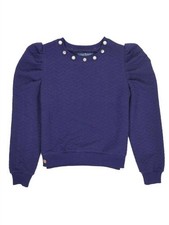 Simply Southern Women's Quilted Puff Sleeve Sweatshirt Size L