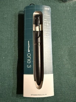 Uni-Ball One 3 Gift Box Set - Record Black - 0.5mm 3-Color Pen | eBay