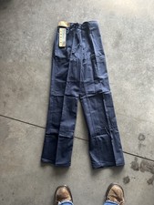 Vintage NWT 70s Levi  s Movin On Wide Leg Pants Navy Blue 30 x 32 Deadstock