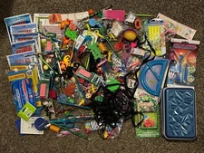 Lot 2 Office School Supplies Toys Prizes Pens Pencil Case Rulers Science Puzzles