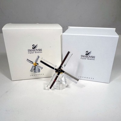 NEW Swarovski Austrian Silver Crystal Memories Windmill w/ Box 266301