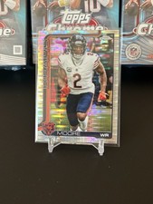 2025/26 Topps Chrome NFL DJ Moore Pulsar Refractor Bears