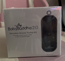 BabyBuddha 2.0 Portable Electric Breast Pump 24mm Black Battery Operated Kit