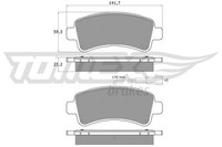Tomex Brakes Bremsbelagsatz, Scheibenbremse TX 18-11 FüR CitroËN Opel Peugeot