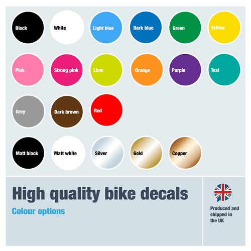 Marin new bike labels / decals with free bike protection (23 pack) - 20 colours - Picture 14 of 28